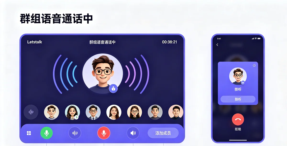 Letstalk 群组通话与屏幕共享完整教程：2026年远程协作指南
